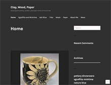 Tablet Screenshot of claywoodpaper.com
